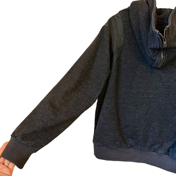 Hurley Mens Jacket Black Pockets Long Sleeve Button Front Hooded Size Large - Picture 5 of 12